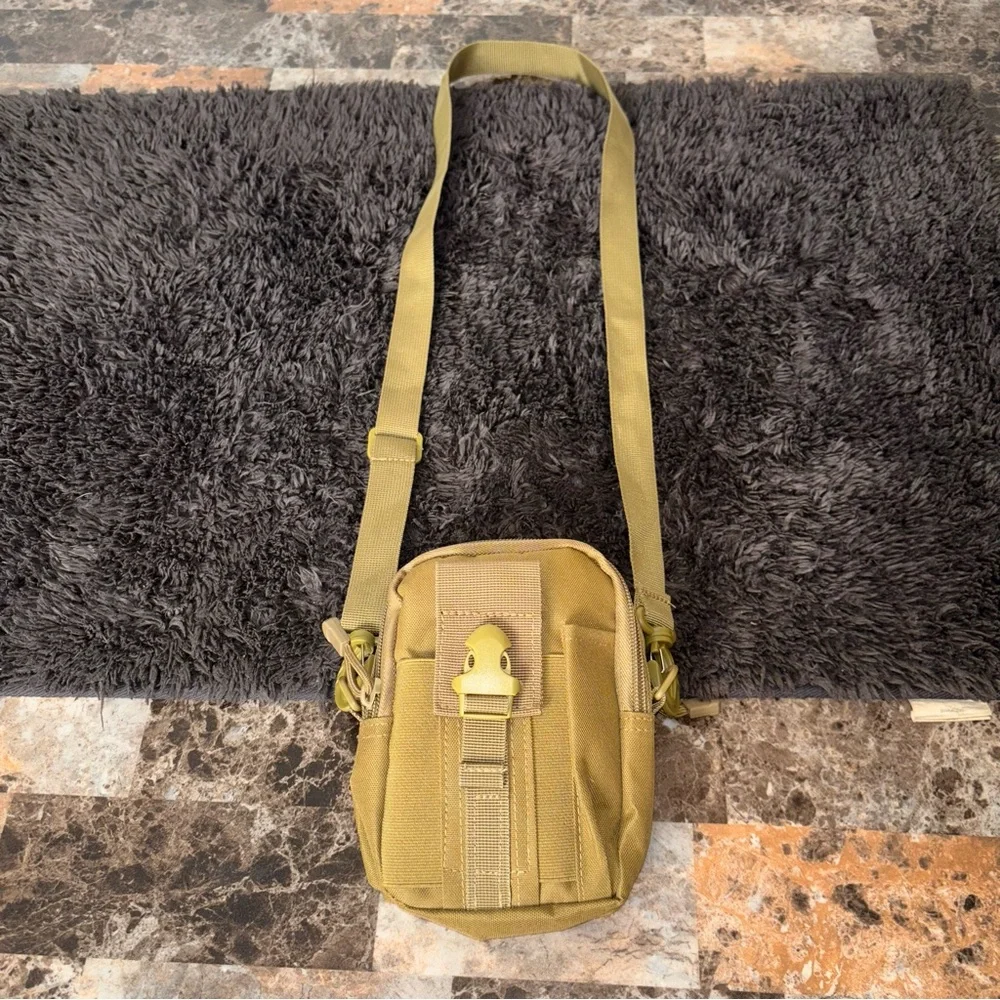 Olive Green Men's Crossbody Bag